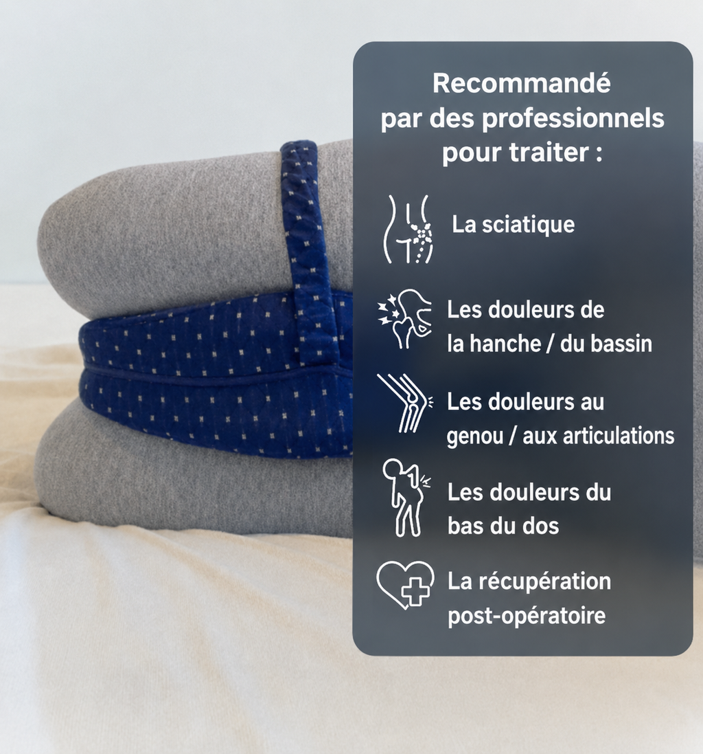 Oreiller d'alignement des hanches Night Relief