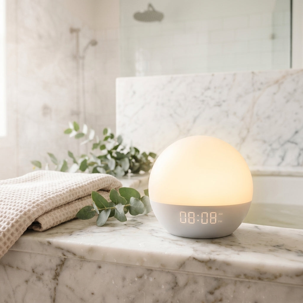 Sunrise alarm clock and wake-up light — Lifestyle - Wellness Bath | Generated by Modelize